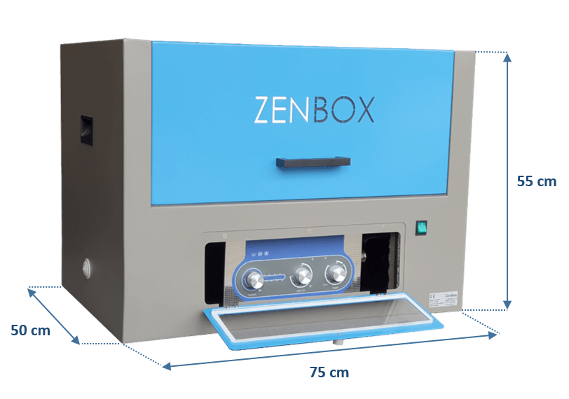 cabina de insonorización para máquina de ultrasonidos